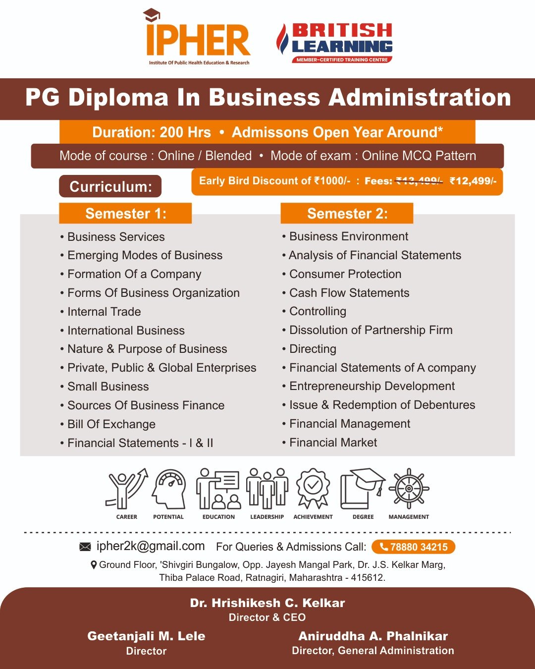 PG Diploma in Business Administration